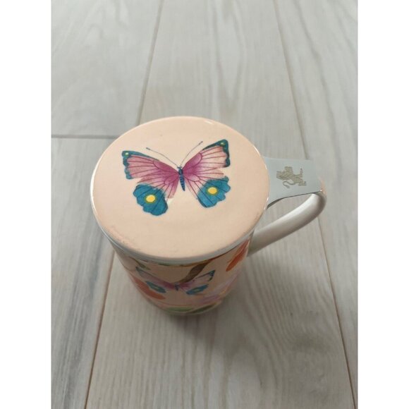 Maxwell Williams x Gabby Malpas Posey Mug With Infuser 340ML Japonica - Picture 2 of 5